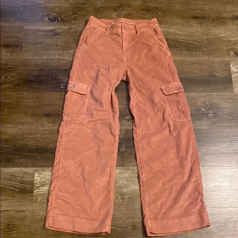 American Eagle Outfitters Corduroy Cargo Pants - Picture 1 of 8